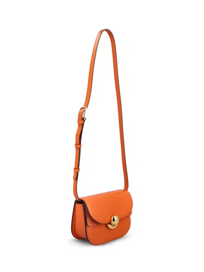 Furla Structured Carrot Orange Shoulder Bag