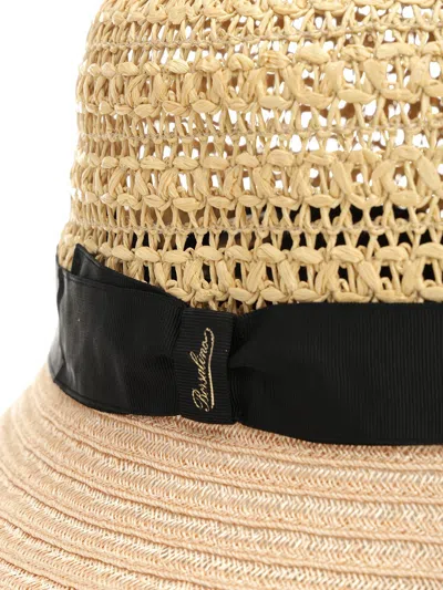Borsalino Hemp And Raffia Hat Hats Black