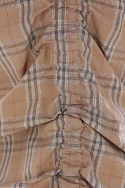 Burberry Slim-fit Check Cotton Shirt In Brown