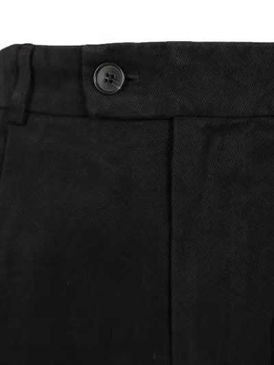 Filippa K High Waist Pleated Shorts Trousers Black In Black