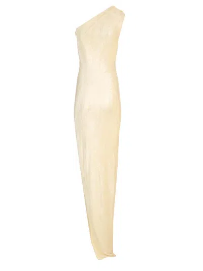 Rick Owens Hydra Dresses Beige In Neutral