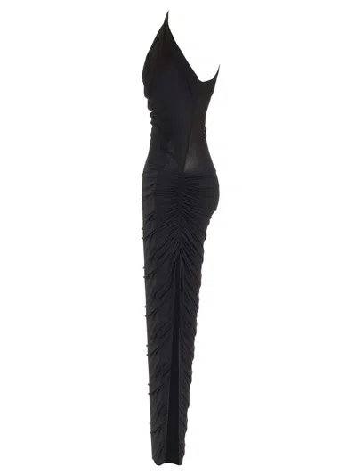 Rick Owens Hydra Aaliah Long Dress In Black