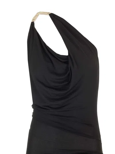Rick Owens Hydra Aaliah Long Dress In Black