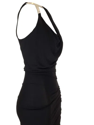 Rick Owens Hydra Aaliah Long Dress In Black