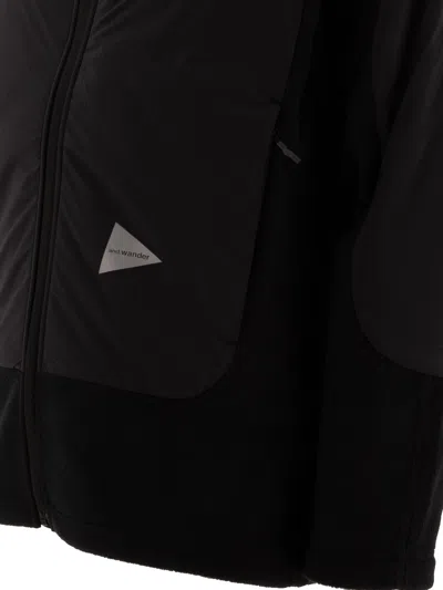 And Wander Jacket With Fleece Insert Jackets Black