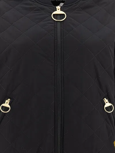 Barbour Black Polyester Emlyn Jacket In Black