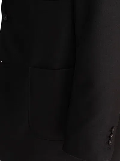 Thom Browne Single-breasted Buttoned Blazer In Black