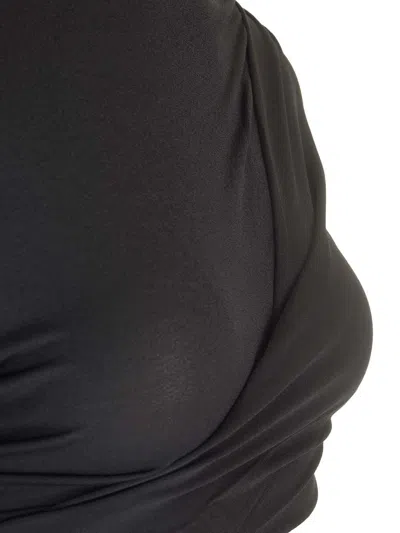 Rick Owens Jade Crop Top In Black