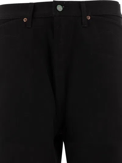 Brain Dead Straight-leg Black Jeans With Five-pocket Design