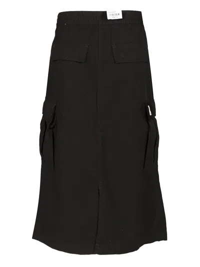 Carhartt W Jet Cargo Skirt Cotton Lane Poplin In Black