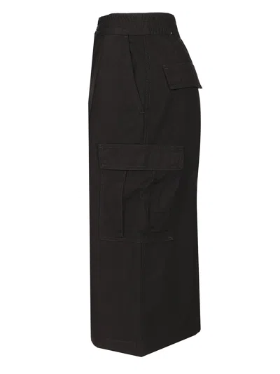 Carhartt W Jet Cargo Skirt Cotton Lane Poplin In Black