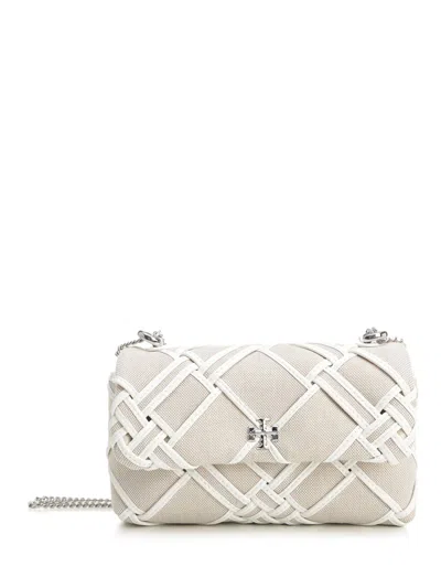 Tory Burch Kira Crossbody Bags White