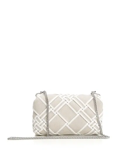 Tory Burch Kira Crossbody Bags White