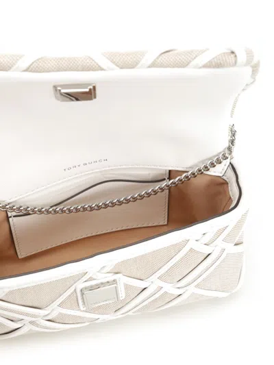 Tory Burch Kira Crossbody Bags White