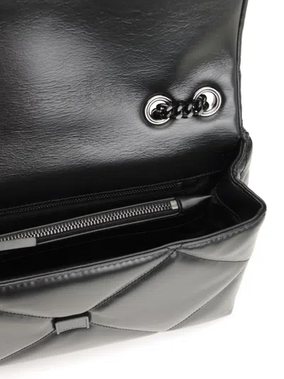 Tory Burch Small  Black Leather Bag In Black