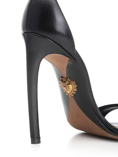 Dolce & Gabbana Devotion 105 Patent Leather Sandals