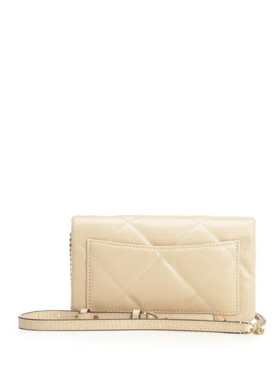 Tory Burch Kira Diamond Quilt Chain Wallet Wallets Beige