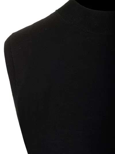 Sportmax Knit Top Knitwear Black In Black