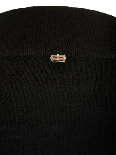 Sportmax Knit Top Knitwear Black In Black
