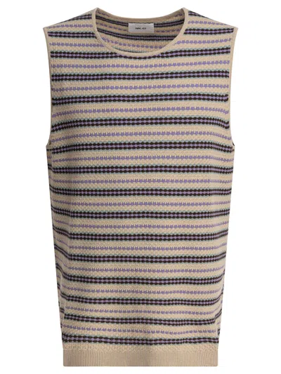 Nn07 Bari Stripe Organic Cotton Knit Tank