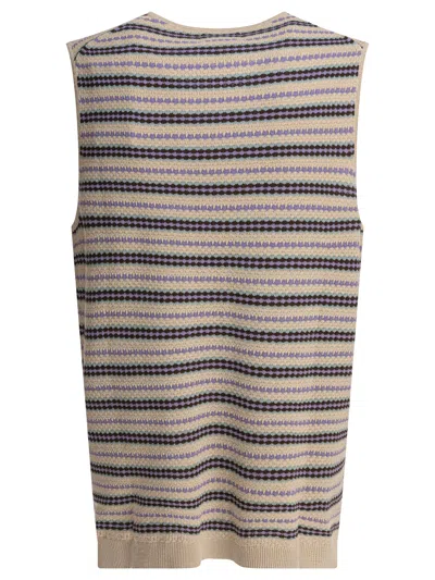 Nn07 Bari Stripe Organic Cotton Knit Tank