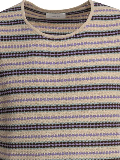 Nn07 Bari Stripe Organic Cotton Knit Tank