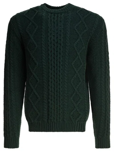 Rakkì Rakki Green Merino Wool Knitwear In Green