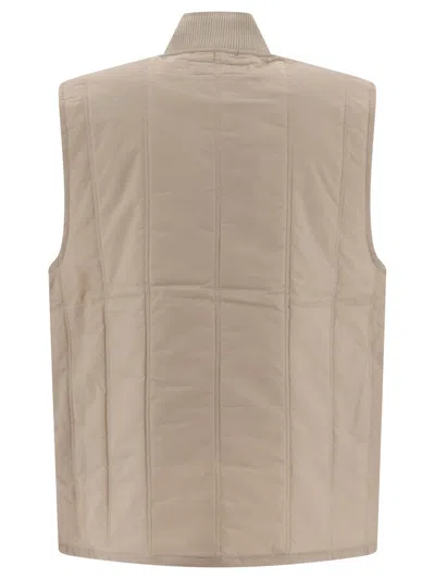 Carhartt Quilted Sleeveless Jackets Patch Pockets