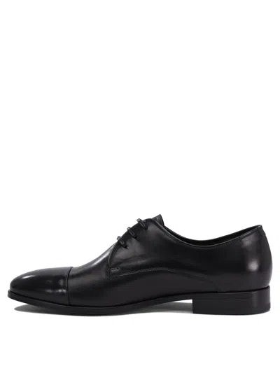 Fabi Cap-toe Lace-up Shoes With Polished Finish