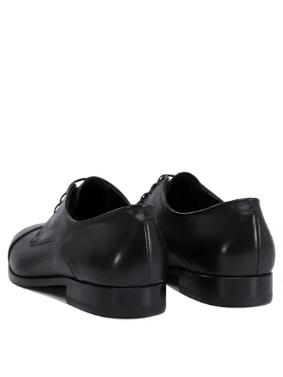 Fabi Cap-toe Lace-up Shoes With Polished Finish
