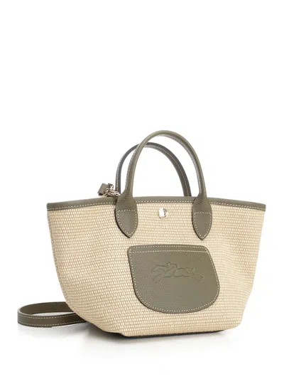 Longchamp Paris Le Panier Pliage Xs Handbags Green