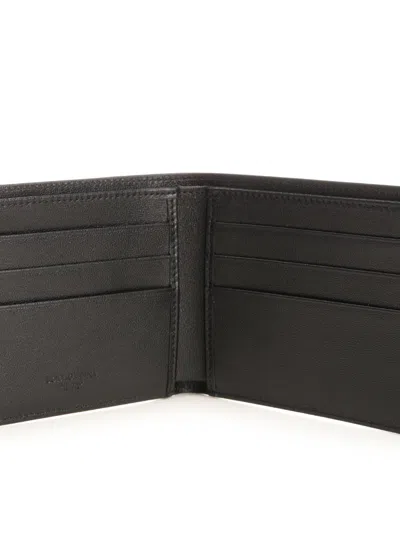 Dolce & Gabbana Calfskin Leather Bifold Wallet In Black