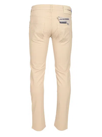 Jacob Cohen Lenny Trousers Beige In Neutral