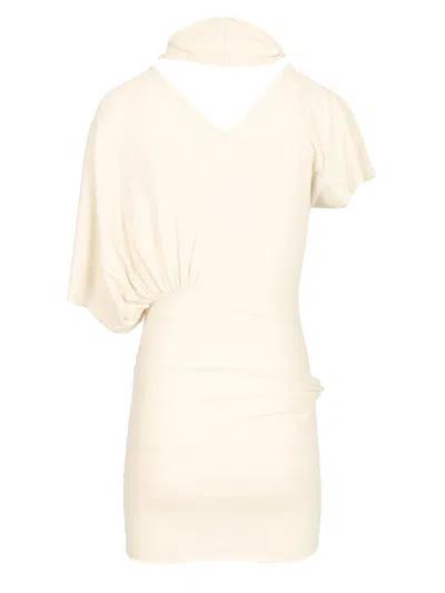 Rick Owens Lilith Top In Crepe Tops White In White