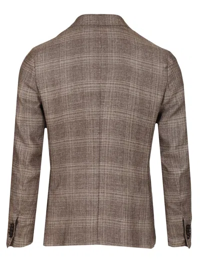 Ermenegildo Zegna Linen And Wool Jacket Jackets Brown