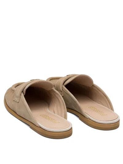 Pinko Embellished Round Toe Flat Sole Loafers