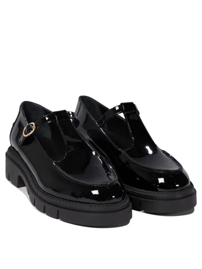 Amato Daniele Chic Patent Leather Loafers And Slippers For Women