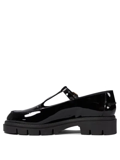 Amato Daniele Chic Patent Leather Loafers And Slippers For Women