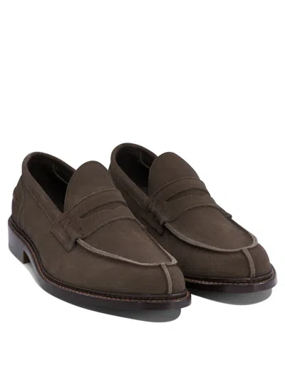 Tricker's Loafers With Round Toe And Penny Strap