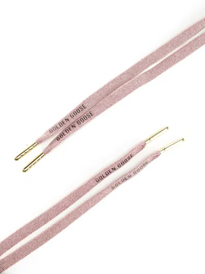 Golden Goose Lurex Laces Beauty Rose