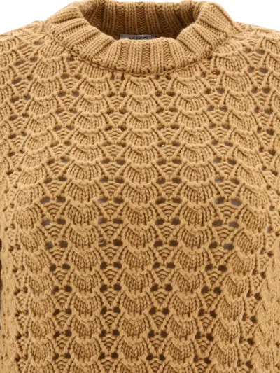 Aspesi Maglione Girocollo In Maglia Pointelle