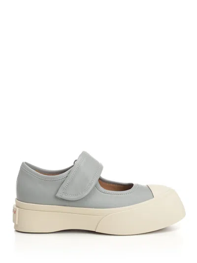 Marni Mary Jane Sneakers Light Blue