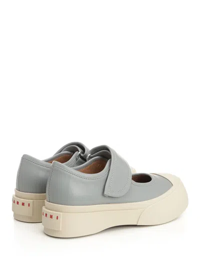 Marni Mary Jane Sneakers Light Blue