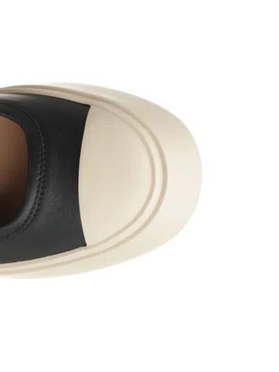 Marni Pablo Mary Jane Nappa Leather Sneakers In Black