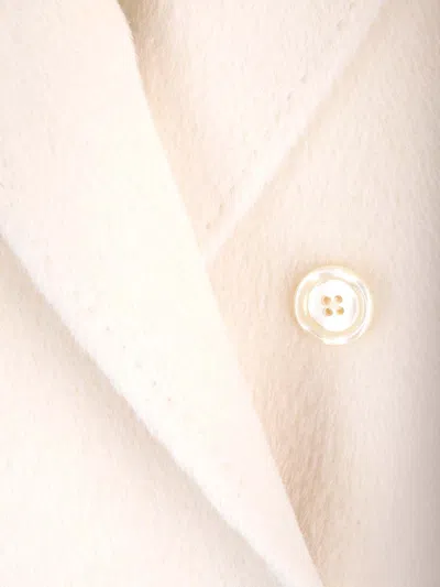 Tagliatore Double-breasted Coat In White