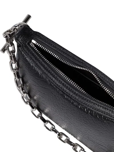 Alexander Mcqueen Alexander Mc Queen Black Top Zip Bag With Dust Bag