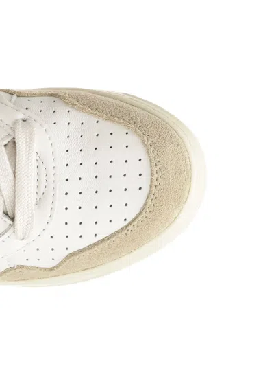 Autry Medalist Low Sneakers Beige In White