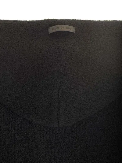 Fear Of God Merino Polo Hoodie Knitwear Black