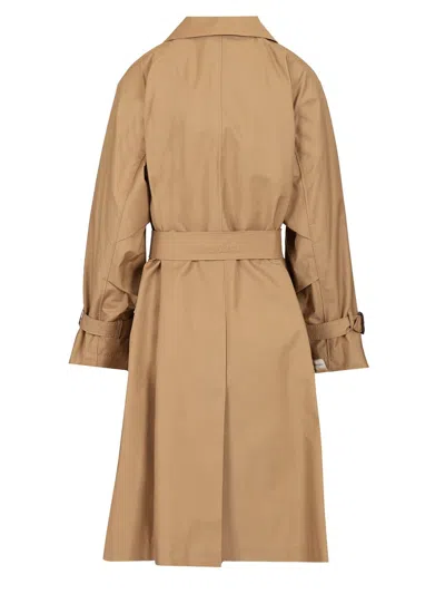 Max Mara The Cube Ctrench Coats And Trench Coats Brown In Brown