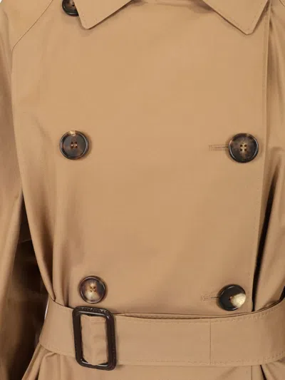 Max Mara The Cube Ctrench Coats And Trench Coats Brown In Brown